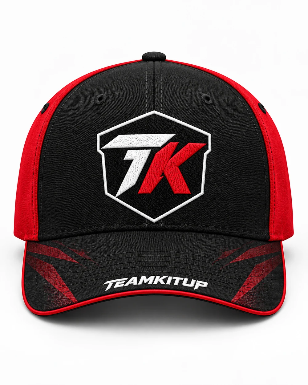 Caps Crimson Crest — front view