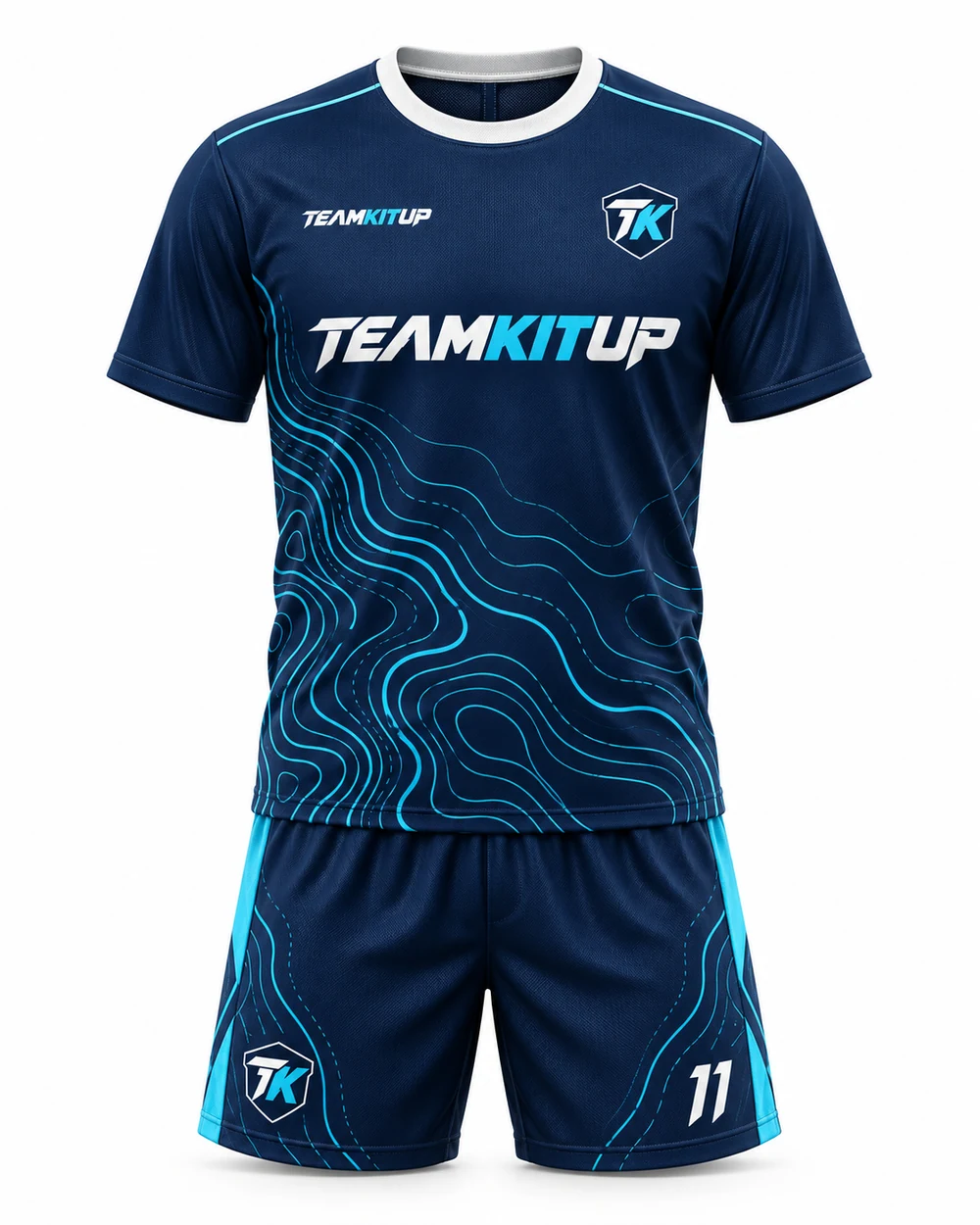 Glacier Current Soccer / Futsal full set, front view