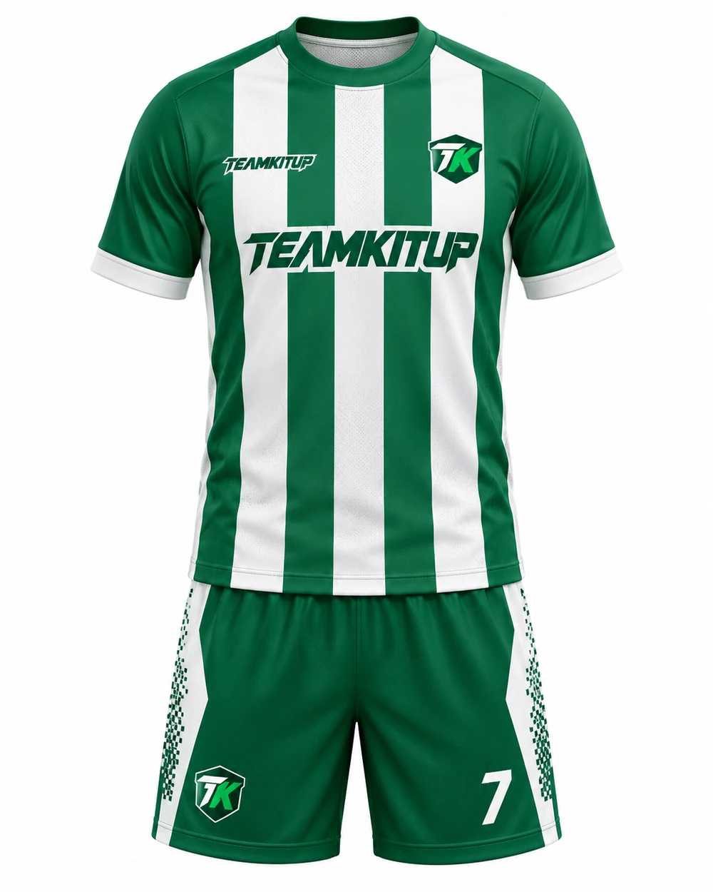 Verdant Stripes Soccer Kit